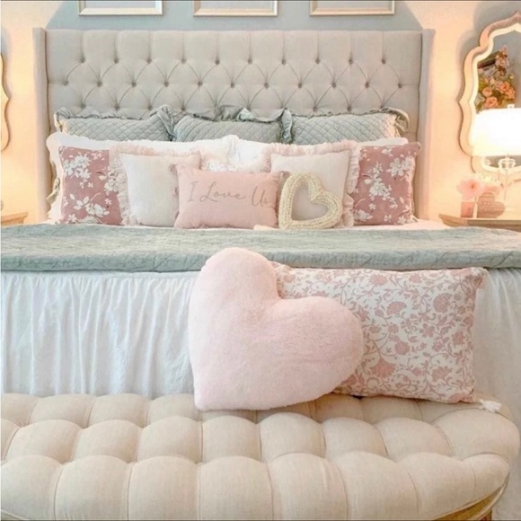 Floral-Printed Reversible Lumbar Throw Pillow in Rose/Cream by Threshold - Picture 4 of 6